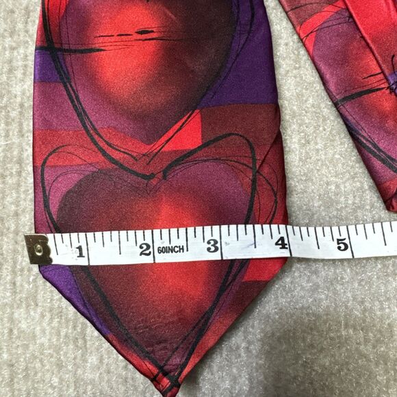 Jerry Garcia Exploding Hearts Collection 43 Silk Tie LIMITED EDITION Necktie - Picture 6 of 7